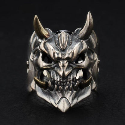 King of Ghost 3D Skull Adjustable Ring