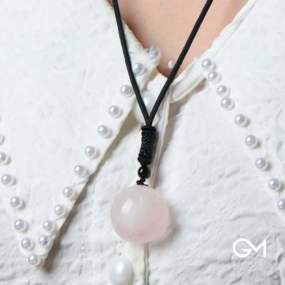 Various Crystal Ball Healing Necklace