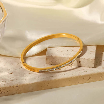 Women's Trending Gold Baguette Bracelet