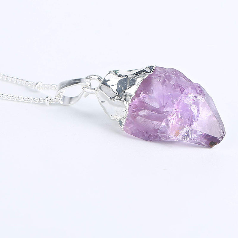 Amethyst Crystal Healing Necklace