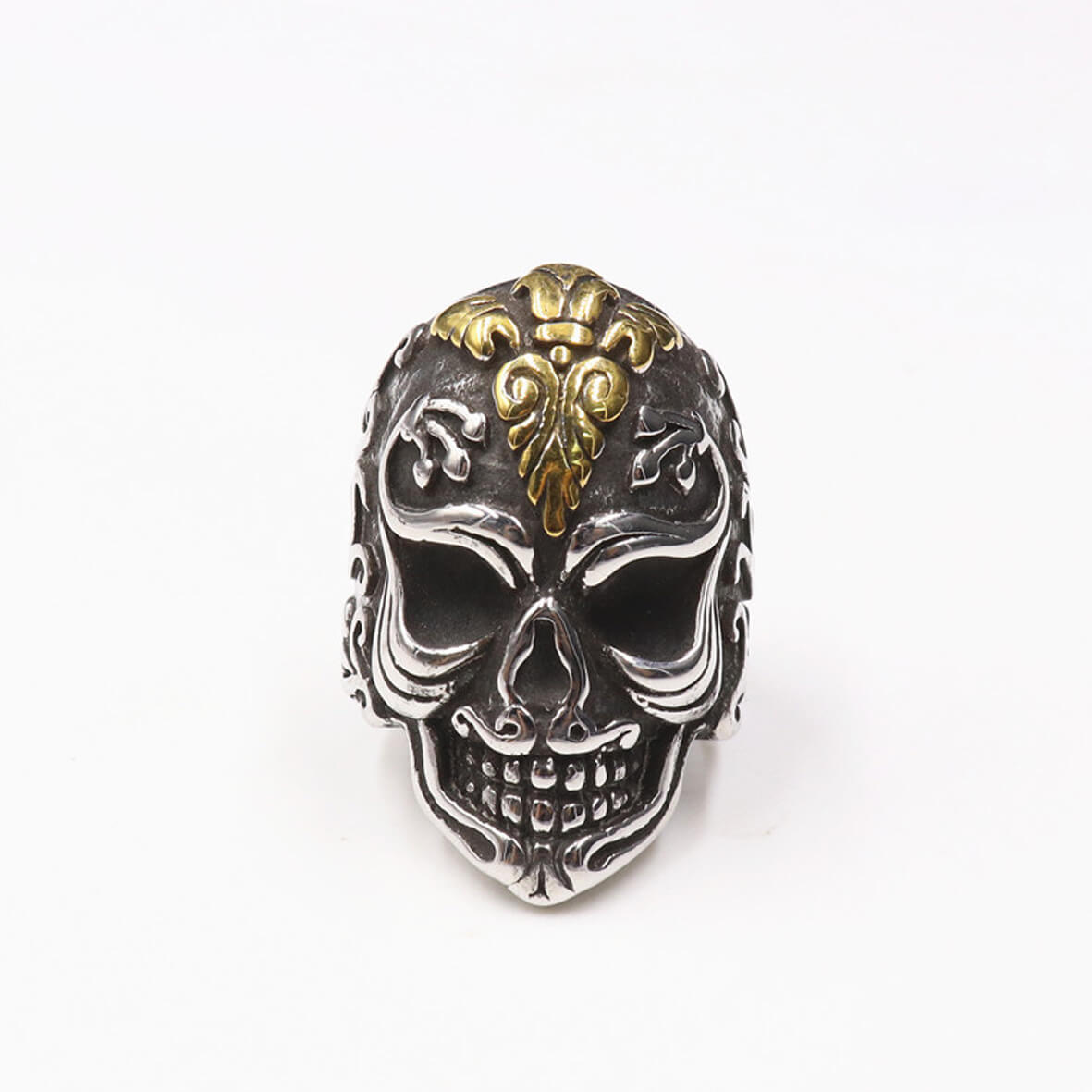 Vintage Stainless Steel Skull Ring