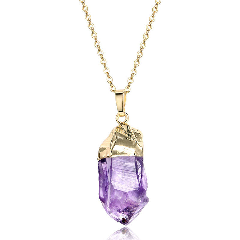 Amethyst Crystal Healing Necklace