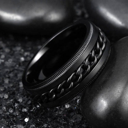 Viking Style Alloy Ring