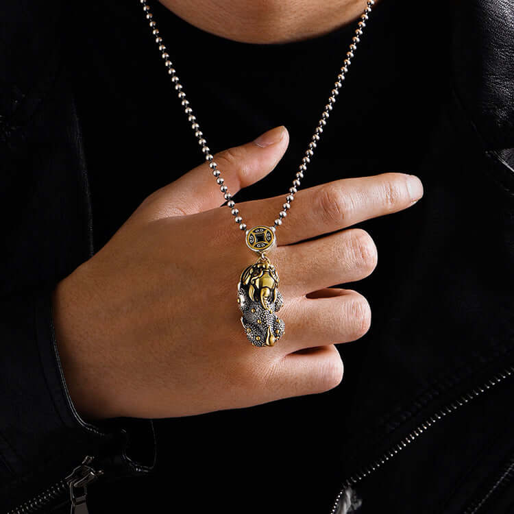 Fashion Men's Pixiu Pendants Necklace