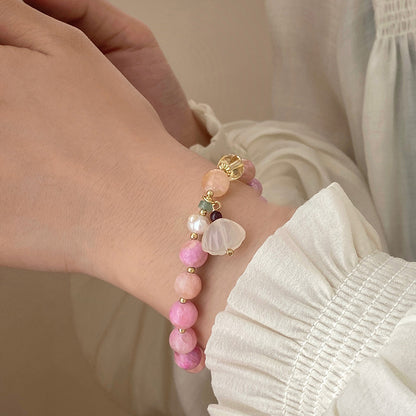 Flower Pearl Shell Stretch Bracelet