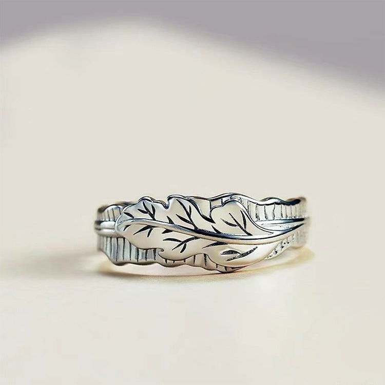 "Oak and Kapok" Couple Open Ring