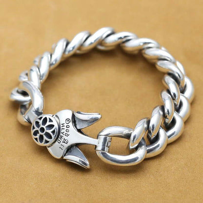 Men's S925 Sakura Totem Rope Bracelet