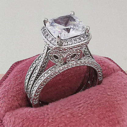 Princess Topaz Solitaire Ring