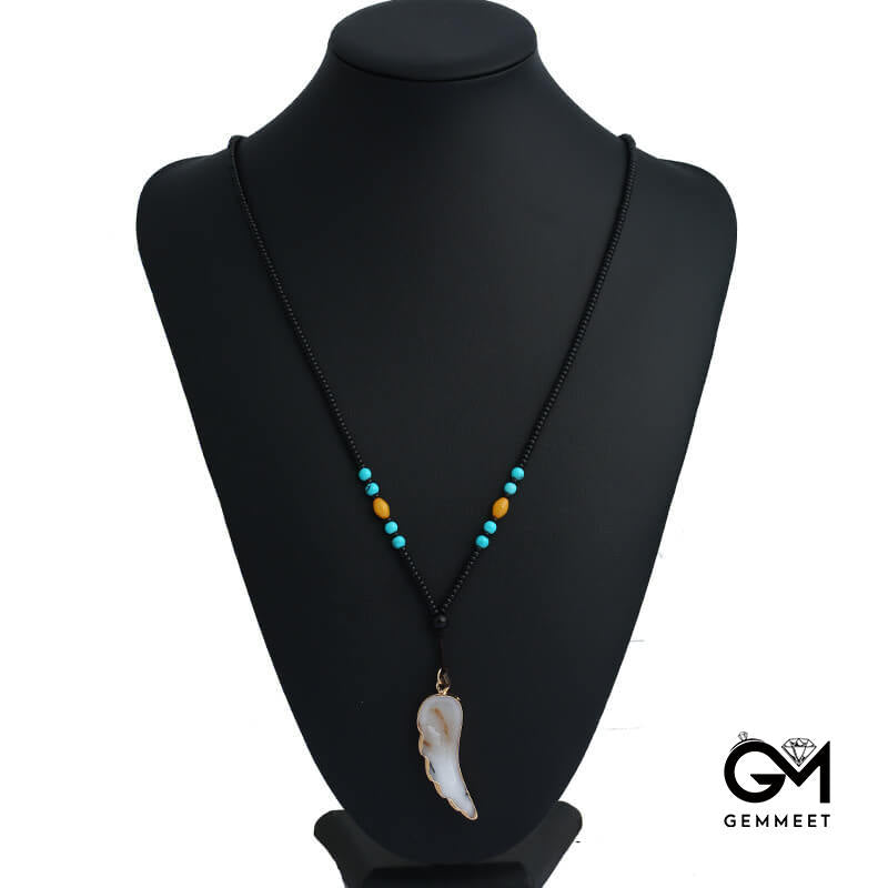 Bohemian Turquoise Bead Necklace