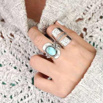 The Larimar Boho for Women Ring