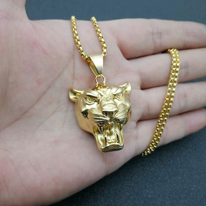 Hip Hop Jewelry Gold Plated Lion Head All Over Zirconia Pendant