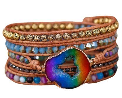 Bohemian Multicoloured Plated Bracelet