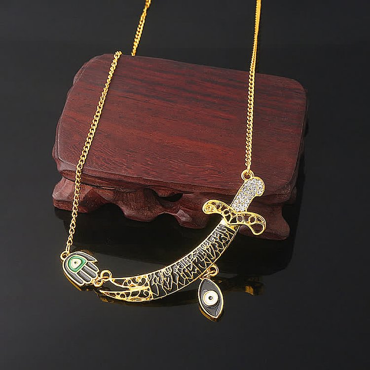 Hamsa With Evil Eye Creative Protection Necklace