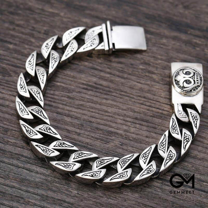 Men's Retro Prong Totem Bracelet