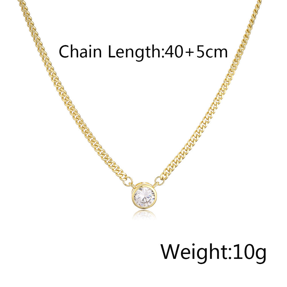 Cute Pendant Cuban Chain Necklace