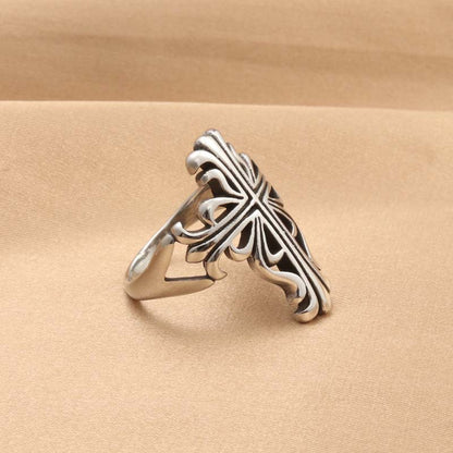 Punk Style Cross Retro Trendy Men's Ring