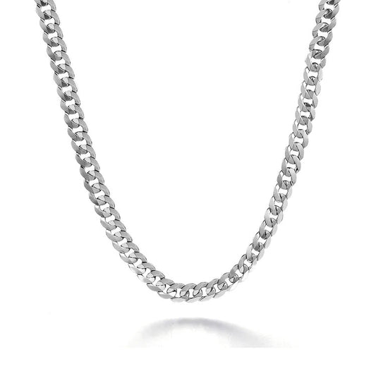 Sterling Silver Cuban Chains-9MM