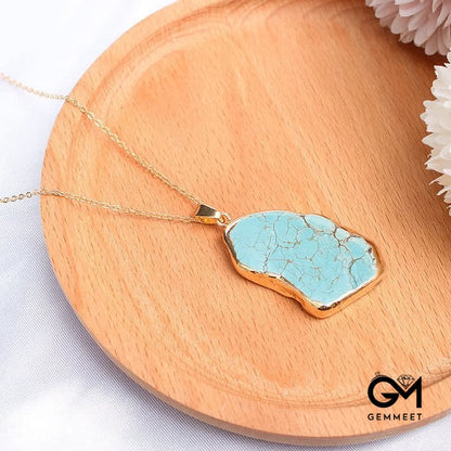 Delicate Irregular Turquoise Necklace