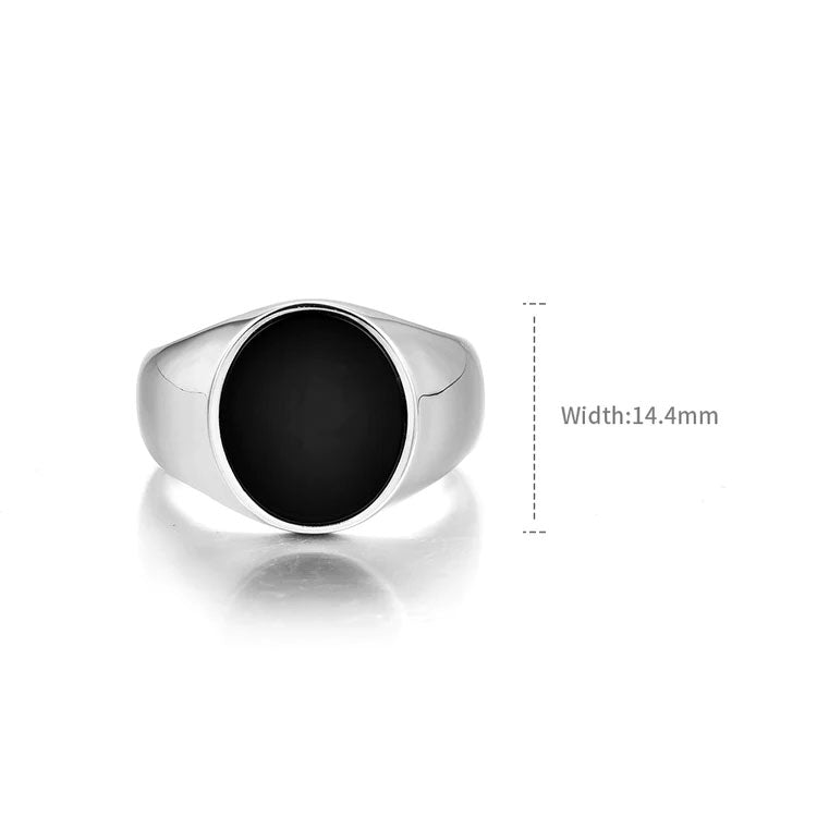 Sterling Silver Black Onyx Rings