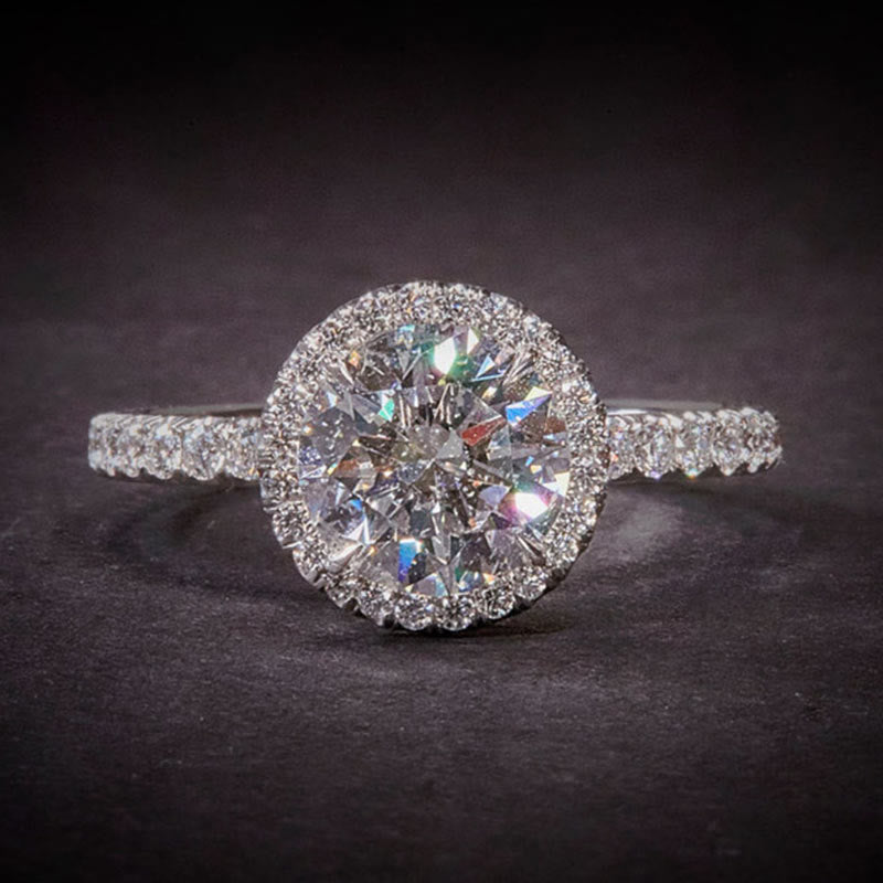 Antique Cushion Cut Engagement Ring