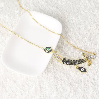 Hamsa With Evil Eye Creative Protection Necklace