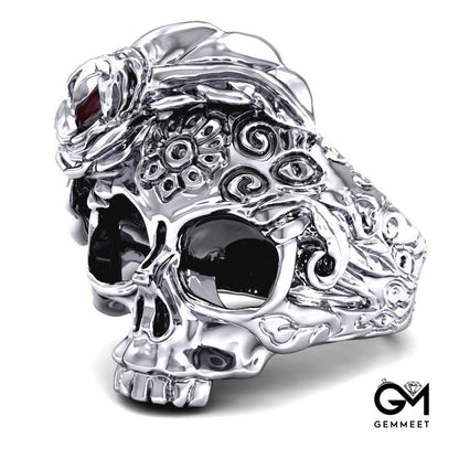 Gothic Style Punk Skull Ring