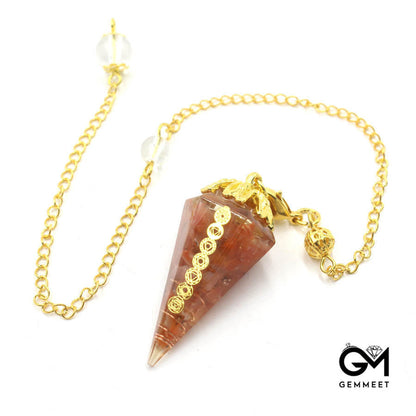 Conical Resin Crystal Spirit Heal Pendant