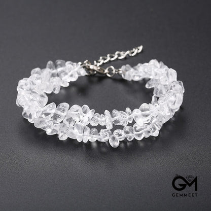 Bohemian Crystal Macadam Double Bracelet