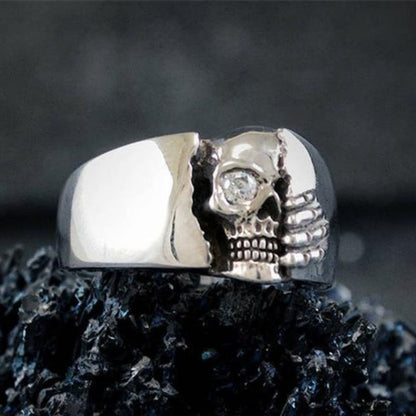 Men's Punk Retro Skull Ring