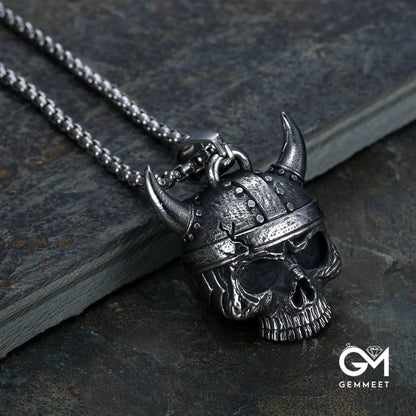 Skeleton Bell Stainless Steel Motorcycle Wind Pendant