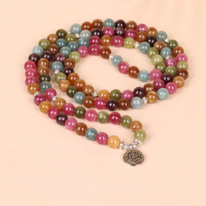 Multi-colored Stone Beaded Bracelet