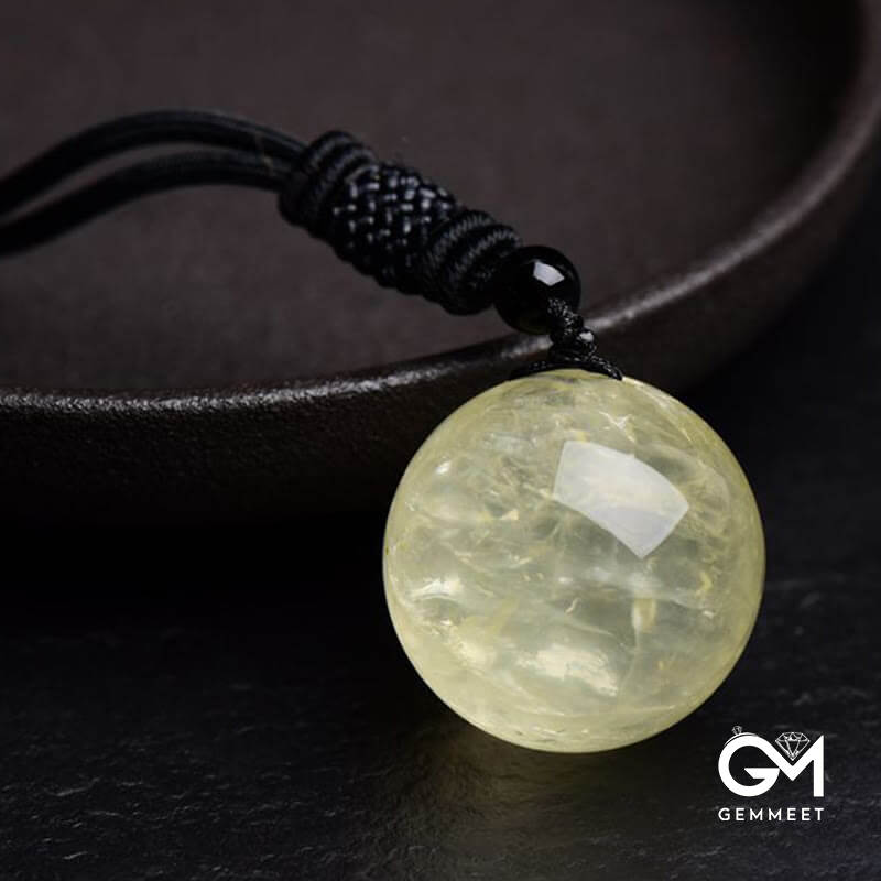 Various Crystal Ball Healing Necklace