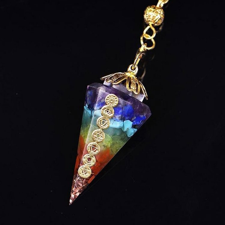 Chakra Orgone Divination Pendulum