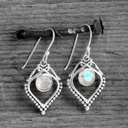 Presale: Boho Retro Moonstone Dangle Earrings