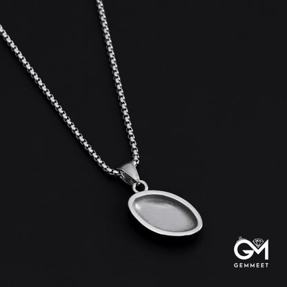 Titanium Steel Rugby Necklace