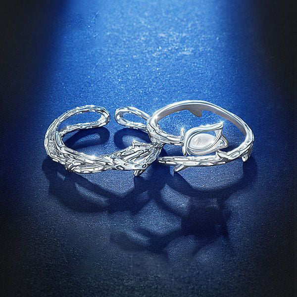 Briars And Roses Couple Rings