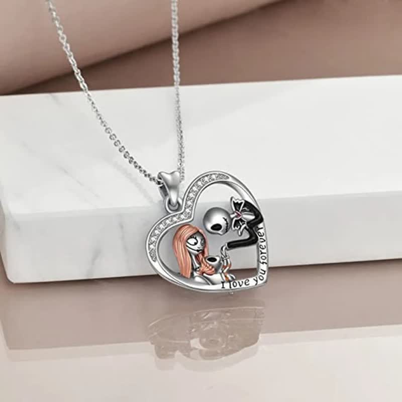 "Family" - Zircon Heart Necklace