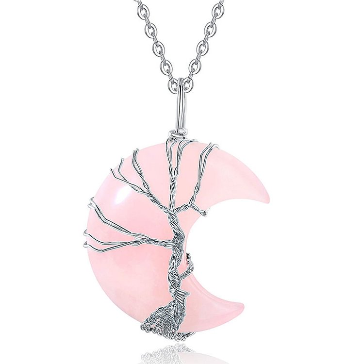 Life of Tree Chakra Moon Necklace