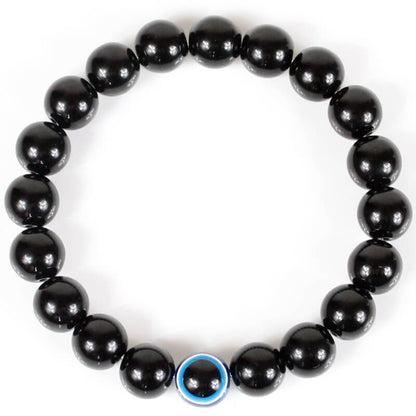 Black Bracelet Fashion Glasses Pupil Bead Bracelet