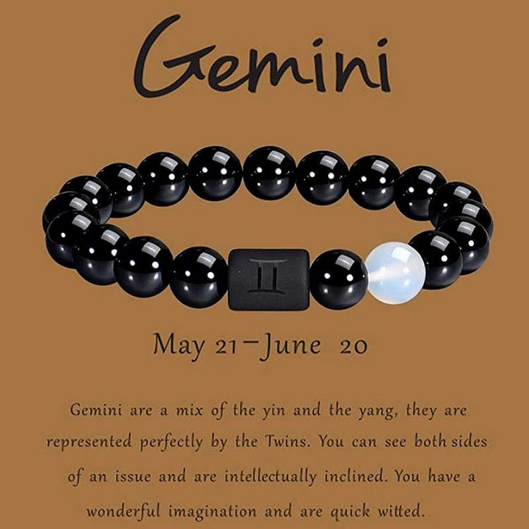 Obsidian Zodiac Lucky Bracelet