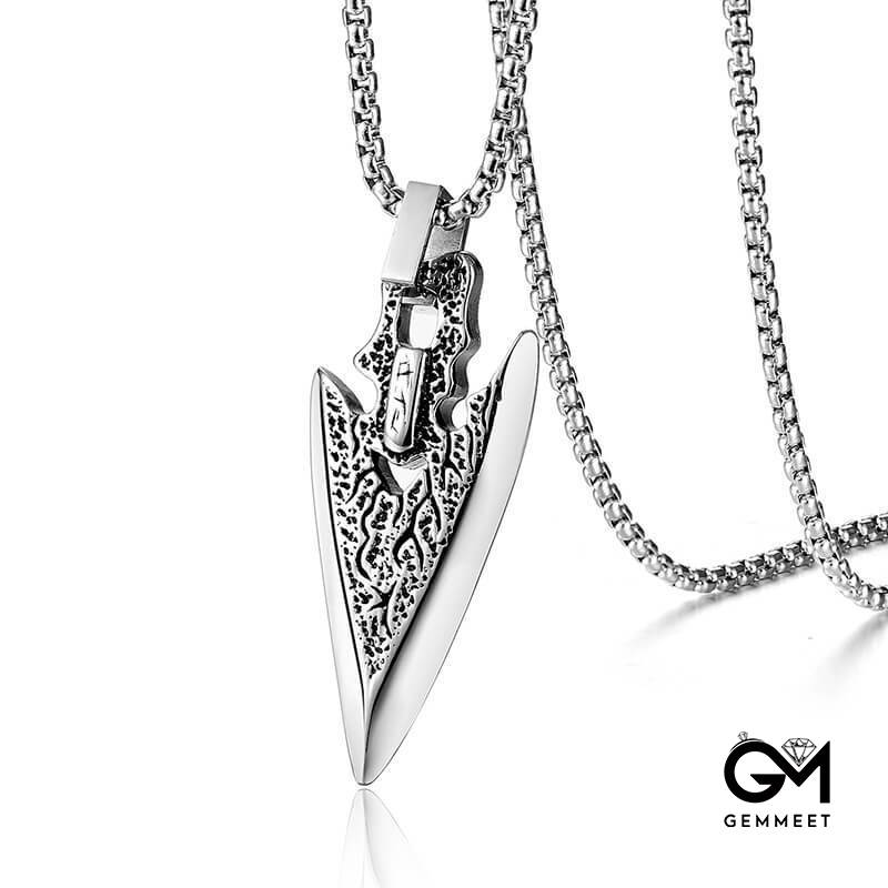 Titanium Steel Sword Necklace for Men