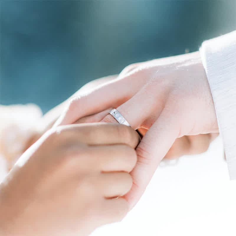 Moon Phase Couple Ring