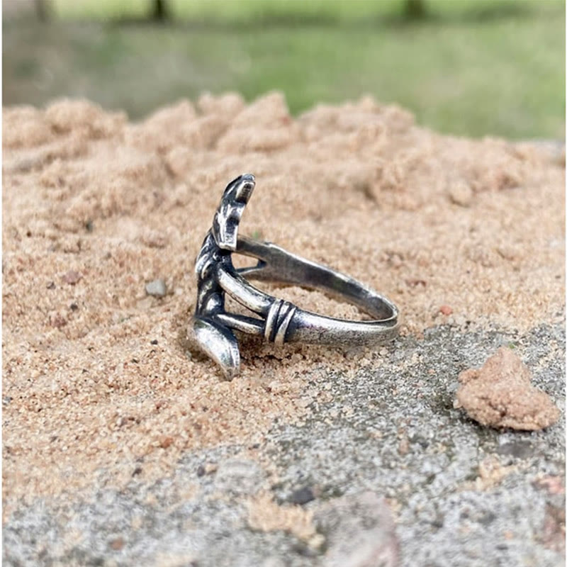 Creative Retro Big Tail Fox Ring