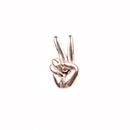 Peace & Love Trendy Gesture Stud Earrings