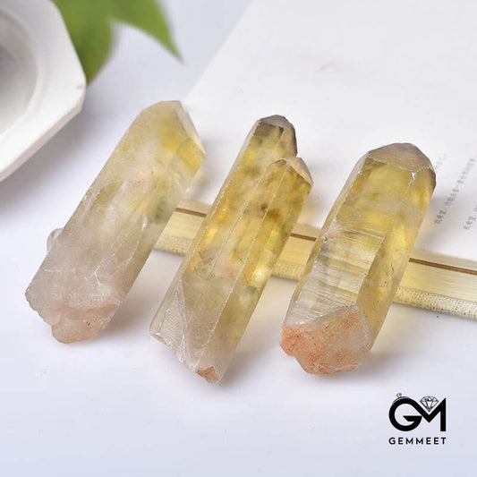 Citrine Rough Stone Crystal Wands