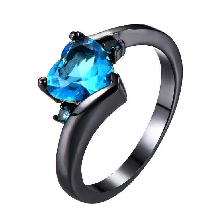 Colors Zircon Crystal Birthstone Ring