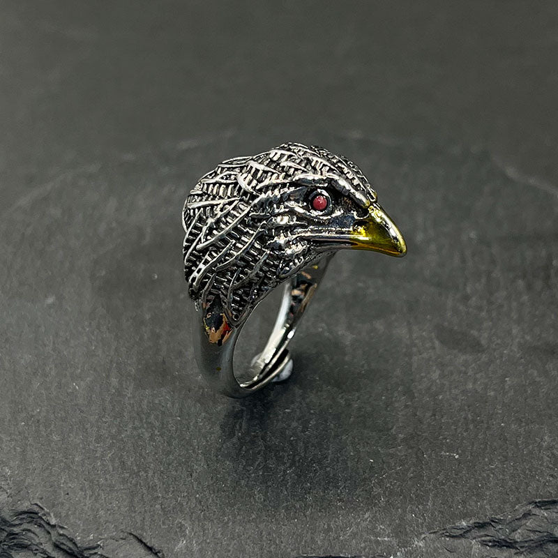 Retro Majestic Eagle Ring