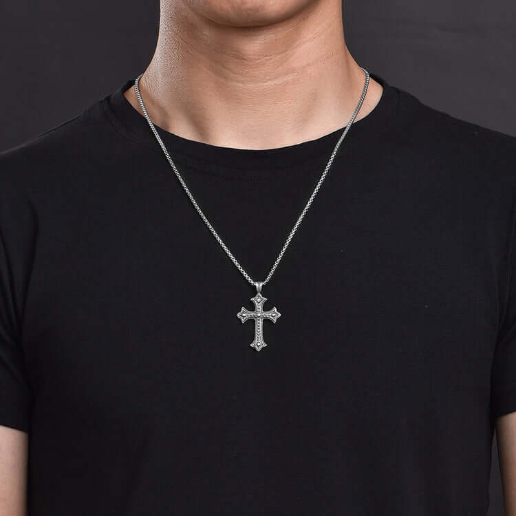 Fashion Men Punk Cross High Street Pendants