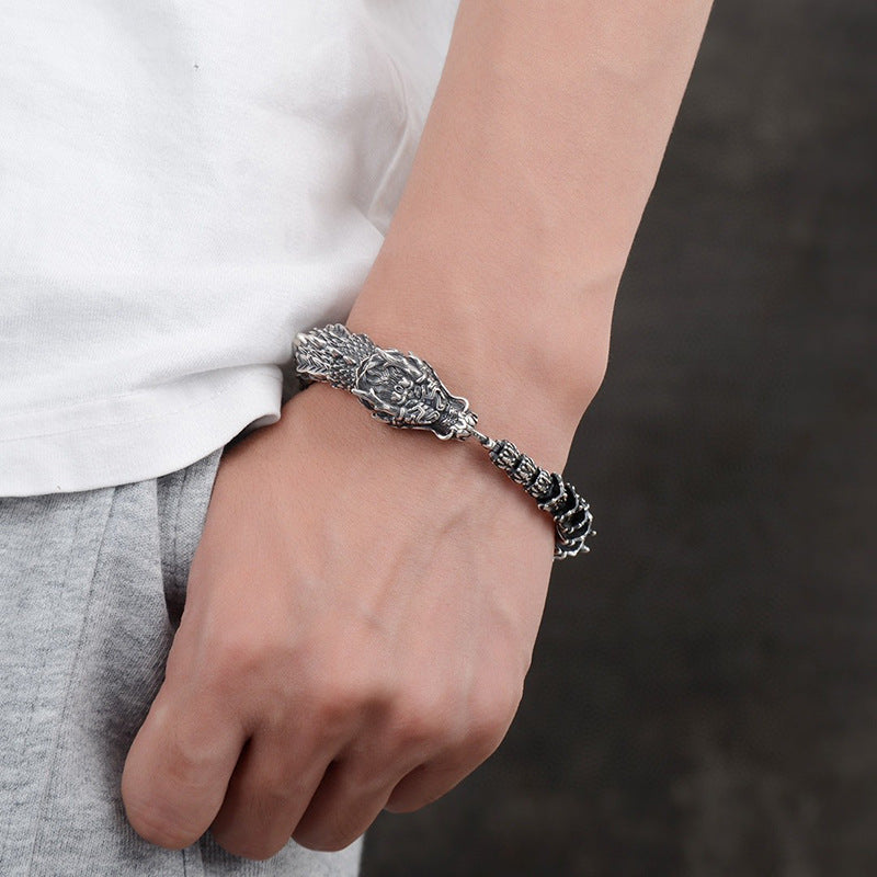 Retro Hip Hop Dragon Bracelet