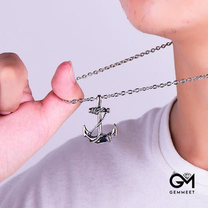 Titanium Steel Anchor Necklace